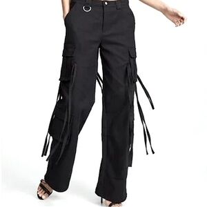 - I AM GIA ALTRA MID RISE UTILITY PANT IN CHARCOAL